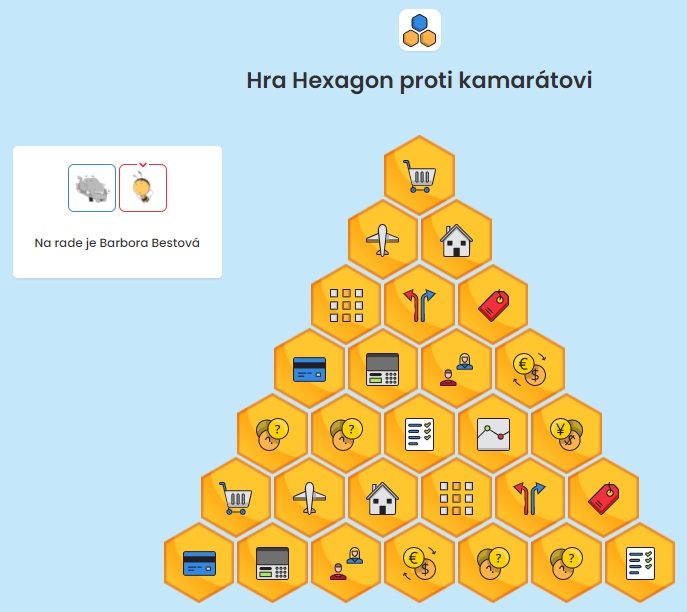 Hra Hexagon proti kamartovi